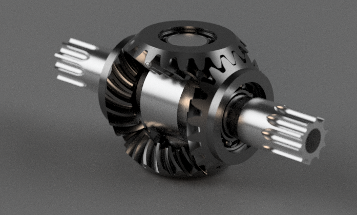The Heart of the Orbit Drive is the bevel differential core gearing.